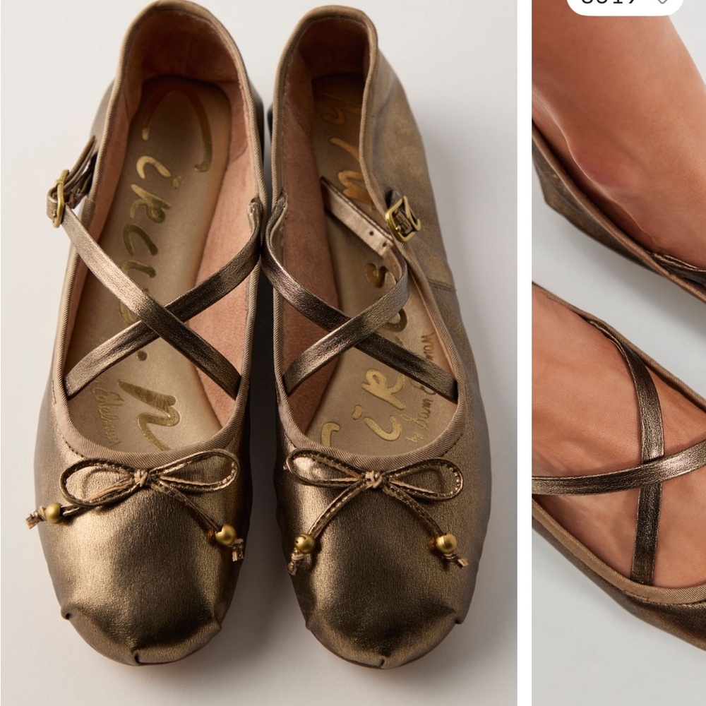 Kuri ballet flats size 9 vanilla bean - Picture 9 of 11